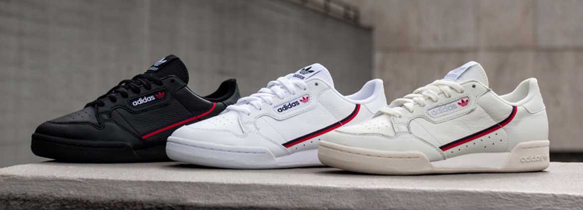 Adidas continental 80 on sale indossate